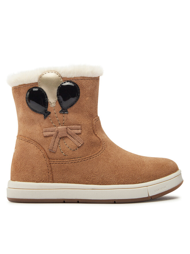 Geox Sněhule Geox B Trottola Girl B364AA 00022 C6175 S Hnědá