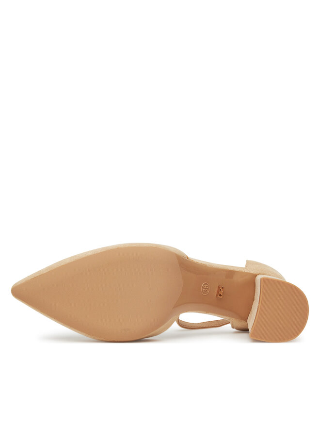 DeeZee Czółenka DeeZee BK-2466-2 Beżowy