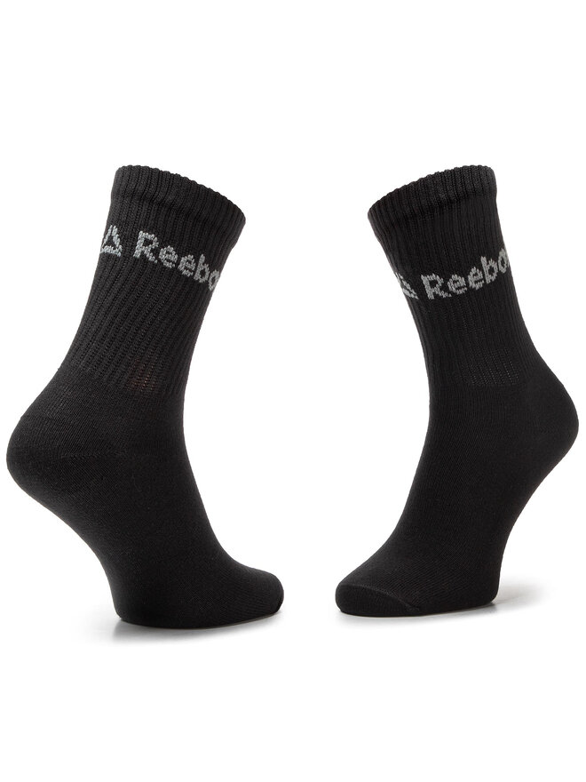 Reebok Довгі шкарпетки Reebok Act Core Crew Sock 3p DU2971 Чорний