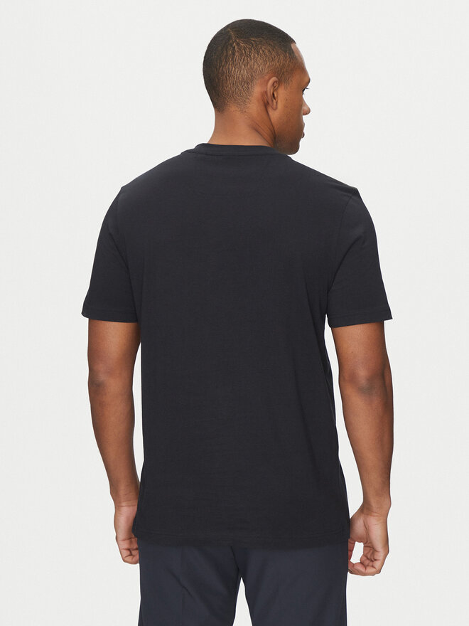 BOSS BOSS Póló Tape Logo 50530990 Sötétkék Regular Fit