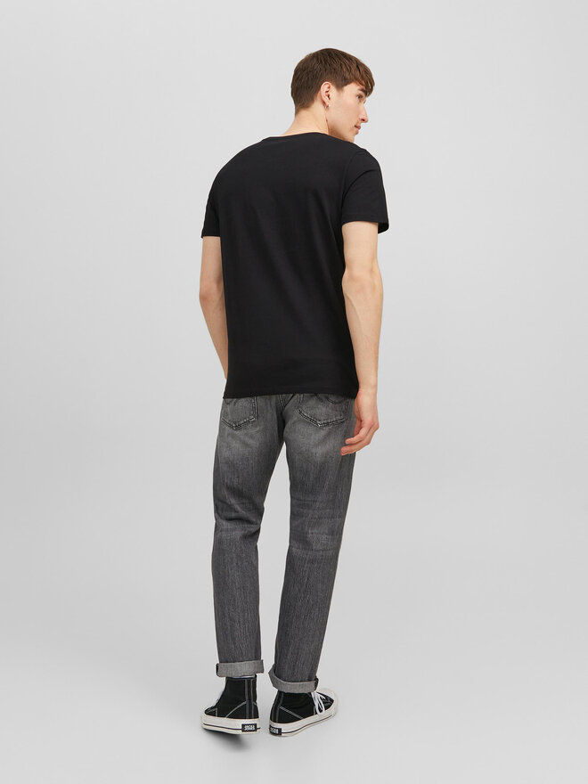 Jack&Jones Jack&Jones Marškinėliai Corp 12151955 Juoda Standard Fit