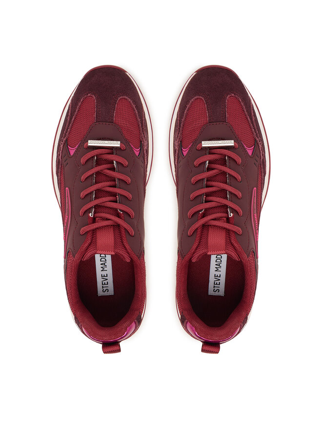 Steve Madden Снікерcи Steve Madden 11005494 Бордовий