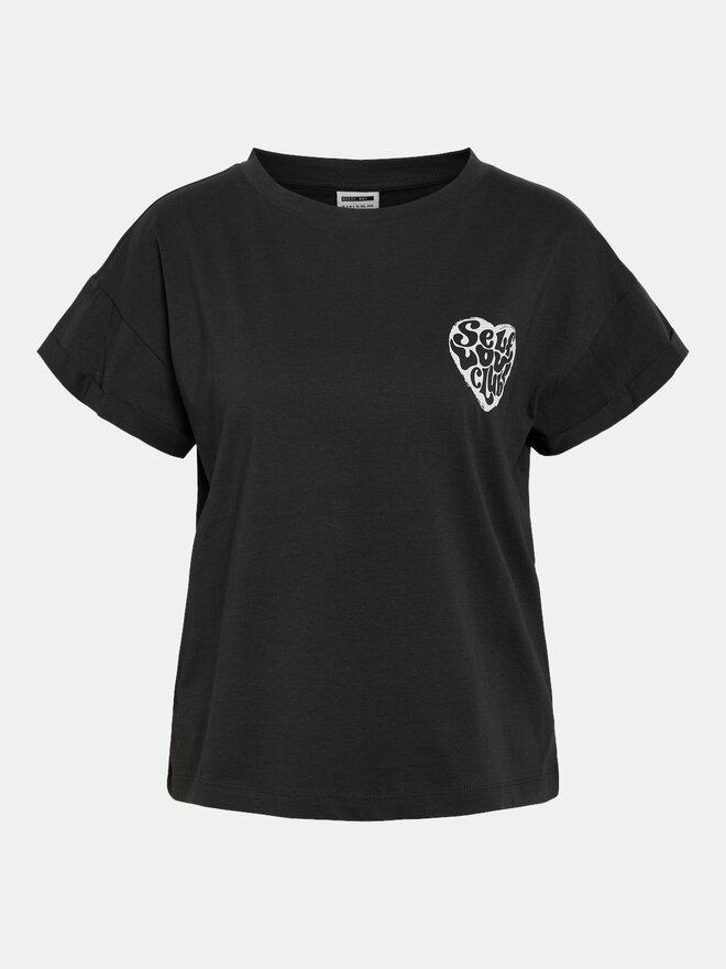 Noisy May Noisy May Camiseta Gaby 27032954 Negro Regular Fit