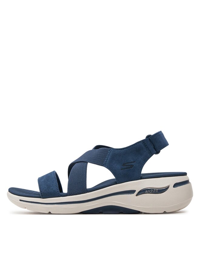 Skechers Sandały Skechers Go Walk Arch Fit Sandal-Treasured 140257/NVY Granatowy