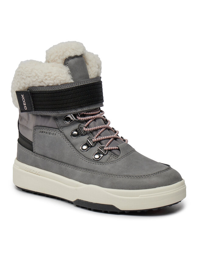 Geox Μπότες Geox J Bunshee Pg Girl B J36HSA 0MEFU C1006 D Γκρι
