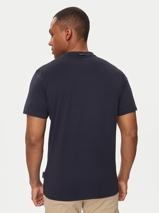 Napapijri Napapijri T-shirt S-Turin NP0A4HQG Tamnoplava Regular Fit