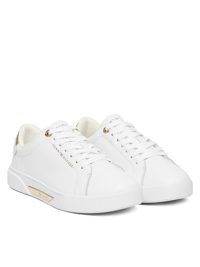 Tommy Hilfiger Sneakers Tommy Hilfiger Essential Chic Court Sneaker FW0FW09019 Weiß