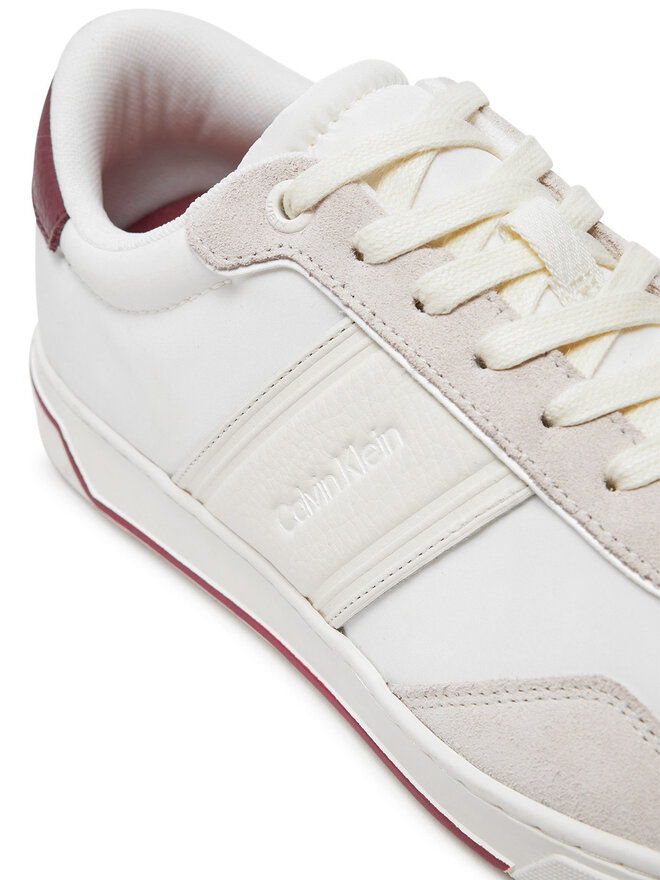 Calvin Klein Sneakers Calvin Klein Low Top Lace Up Mix HM0HM01548 Bianco