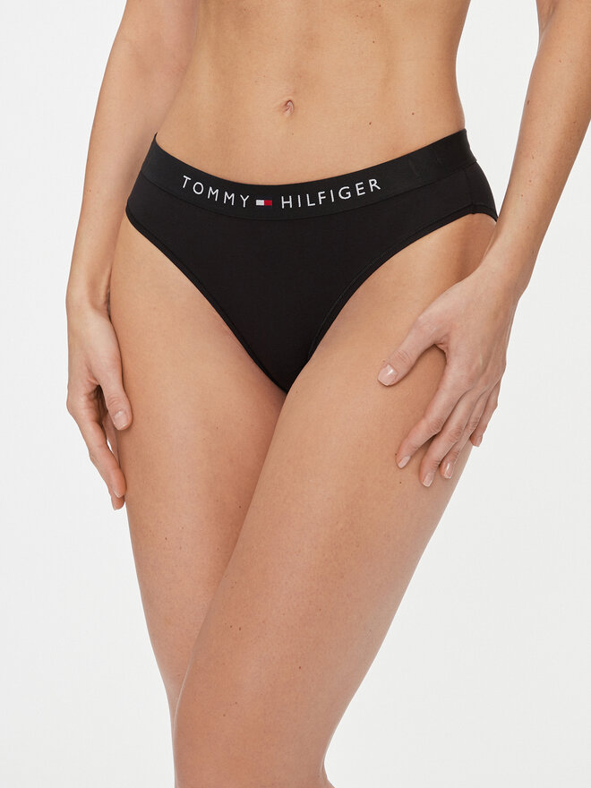Tommy Hilfiger Tommy Hilfiger Σλιπ κλασικά UW0UW04145 Μαύρο
