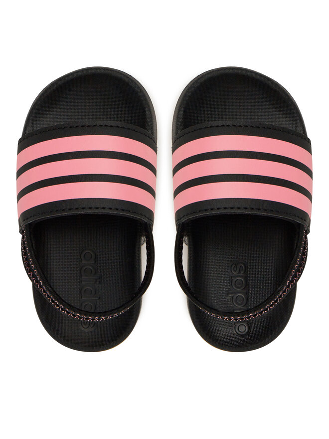 adidas Sandały adidas adilette Estrap JR5325 Czarny