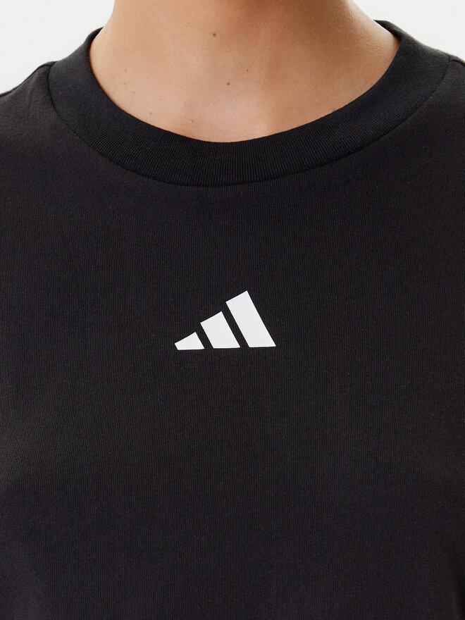 adidas adidas Camiseta Future Icons 3-Stripes JE0237 Negro Regular Fit
