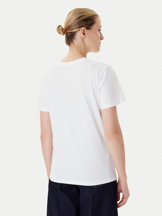Wrangler Wrangler Camiseta Sign Off 112373024 Blanco Slim Fit