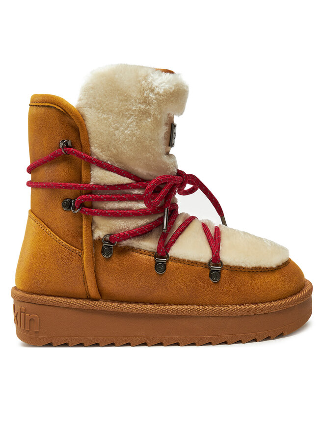 D.Franklin Stivali da neve D.Franklin Nordic Trk Fur DFSH370005 Giallo