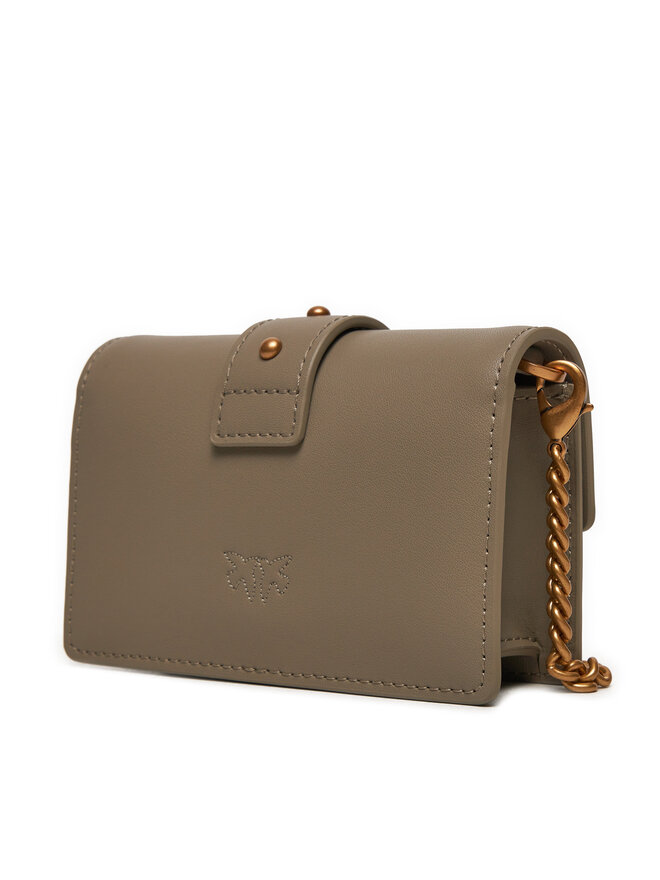 PINKO Bolso Pinko Love One Micro C . AI 24-25 PCPL 100064 A0F1 Gris