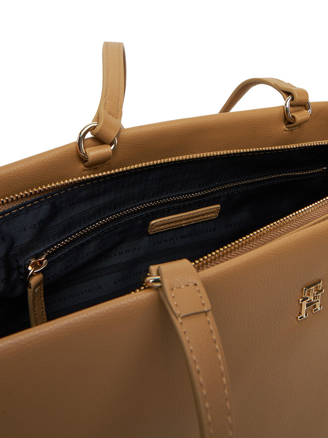 Tommy Hilfiger Táska Tommy Hilfiger Th Legacy Tote AW0AW17197 Barna