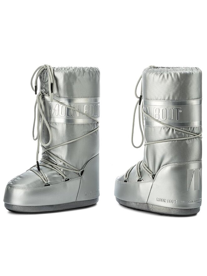 Moon Boot Schneeschuhe Moon Boot Classic Plus Met 14023200001 Silberfarben