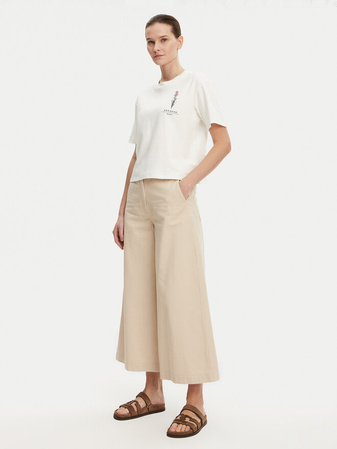 Weekend Max Mara Weekend Max Mara T-Shirt Lecco 2515941052 Weiß Boxy Fit