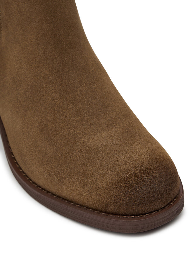 Clarks Μποτάκια Clarks Chamberly Top 26178832 Καφέ