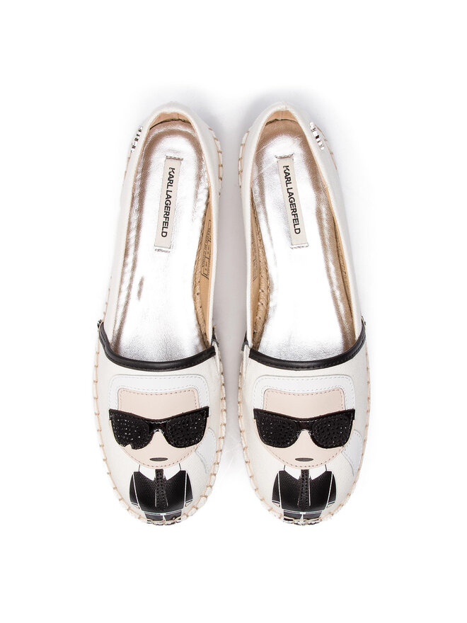 KARL LAGERFELD Espadryle KARL LAGERFELD KL80311 Biały