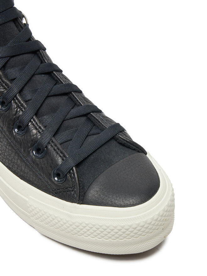 Converse Tornacipő Converse Chuck Taylor All Star Lift Platform Water Repellent Leather A08312C Fekete