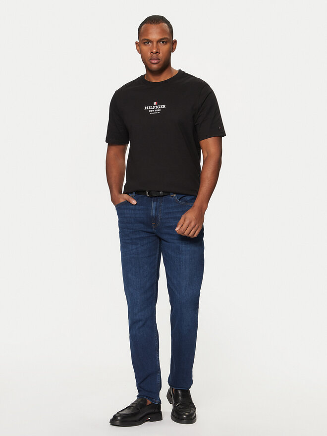 Tommy Hilfiger Tommy Hilfiger T-Shirt MW0MW38980 Μαύρο Regular Fit