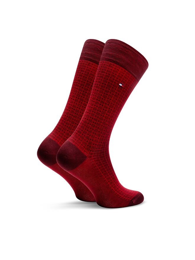 Tommy Hilfiger Calzini lunghi da uomo Tommy Hilfiger 701230606 Rosso