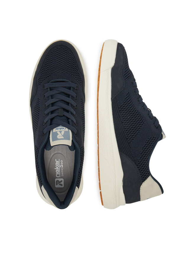 Rieker Sneakersy Rieker U1104-14 Tmavomodrá