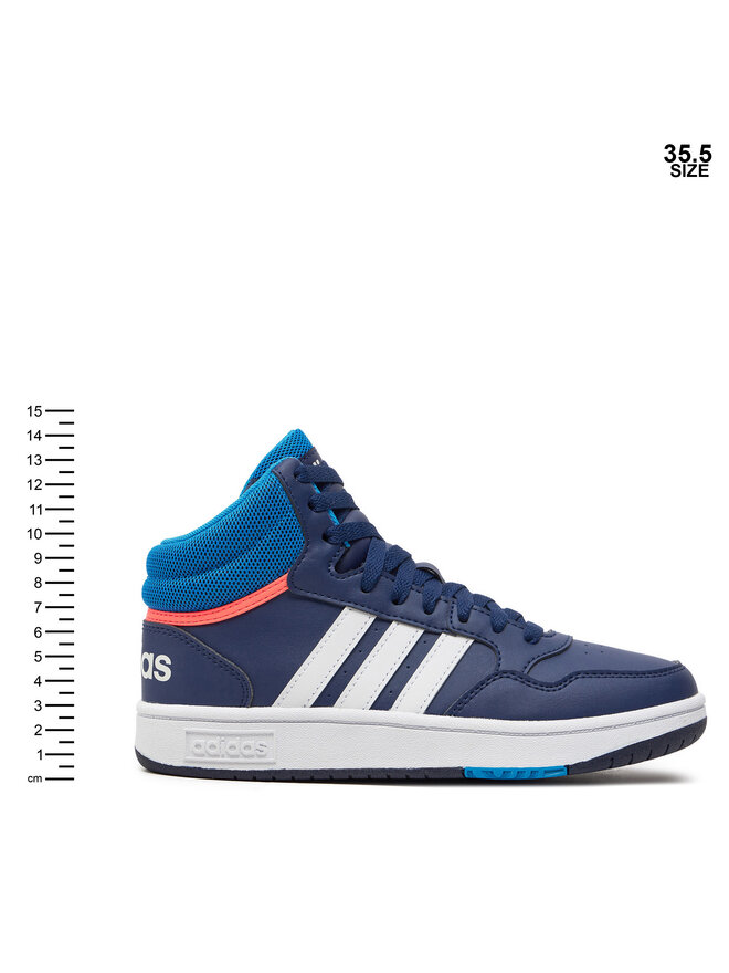 adidas Sneakersy adidas Hoops Mid 3.0 K GW0400 Granatowy