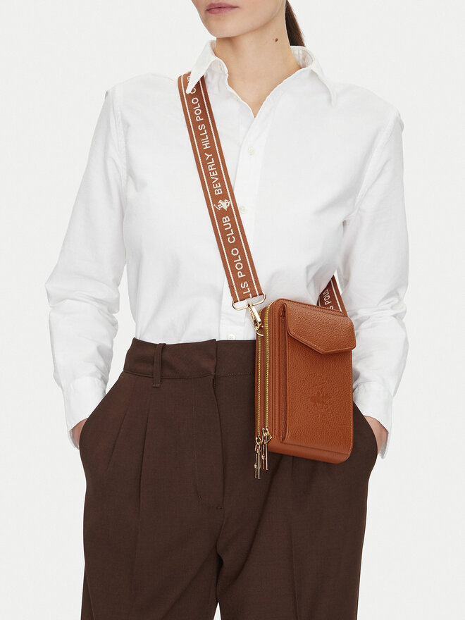 Beverly Hills Polo Club Torebka Beverly Hills Polo Club BHPC-L-006-07 Brązowy