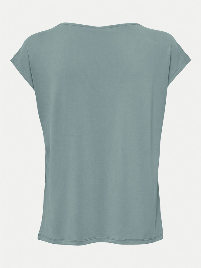 ONLY ONLY Camiseta Free 15287041 Verde Regular Fit