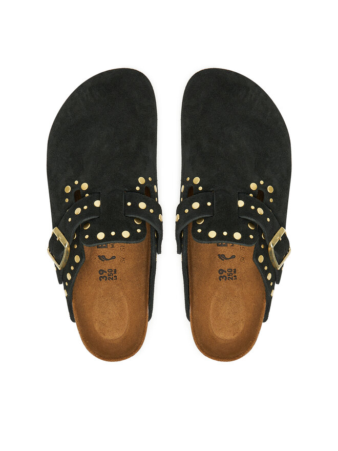Birkenstock Pantoletten Birkenstock Boston Rivet 1030491 Schwarz