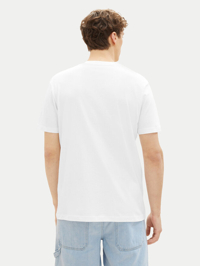 Tom Tailor Denim Tom Tailor Denim Camiseta 1037653 Blanco Basic Fit