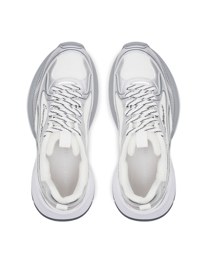 Emporio Armani Sneakersy Emporio Armani X3X238 XR388 00520 Srebrny