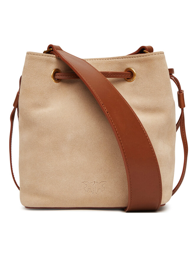 PINKO Handtasche PINKO Secchiello Mini PE 25 PLTT 104303 A2CC Beige