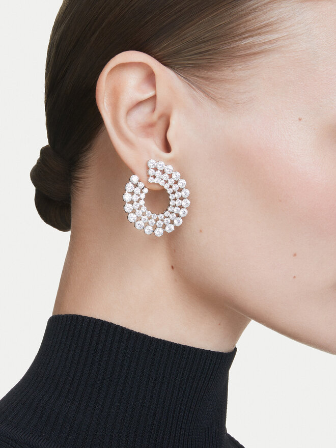 Swarovski Сережки Swarovski Matrix 5705834 Срібний