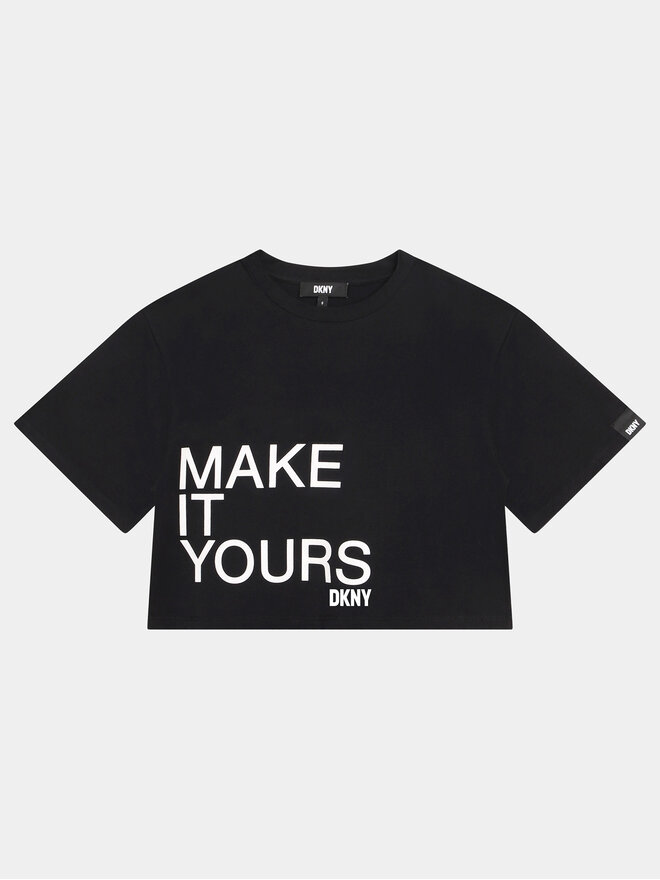 DKNY DKNY Camiseta D35T18 S Negro Regular Fit