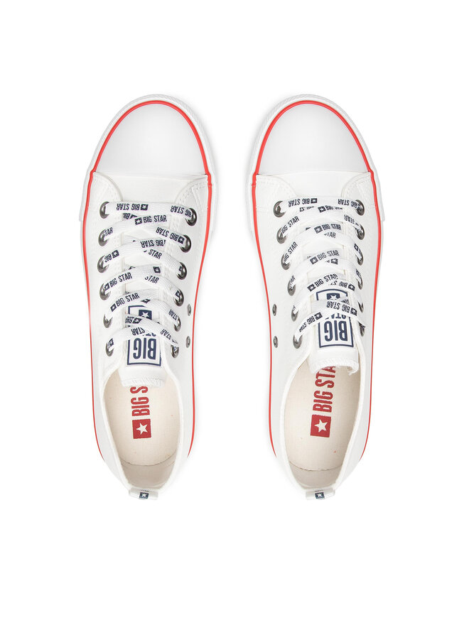 Big Star Shoes Plátěnky Big Star Shoes KK174046 Bílá