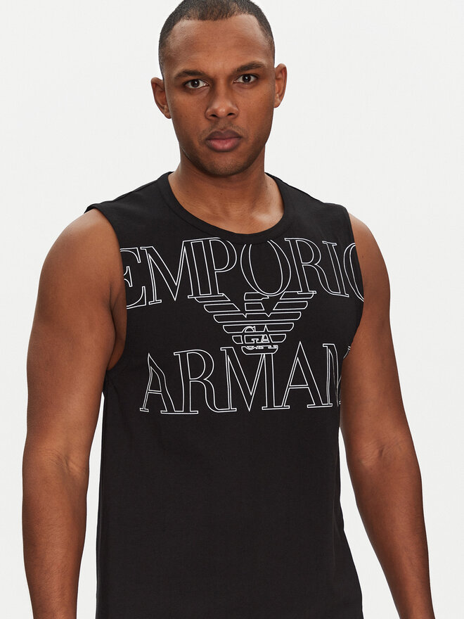 Emporio Armani Underwear Emporio Armani Underwear Trikó EM000572 AF12326 UC001 Fekete Regular Fit