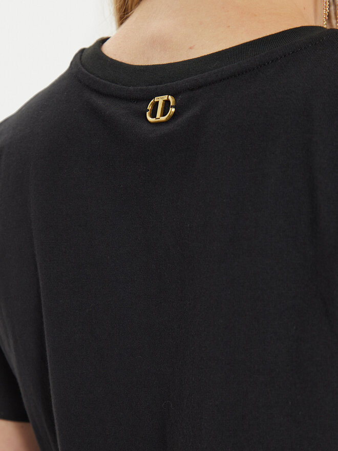 TWINSET TWINSET Camiseta 242TT2470 Negro Regular Fit