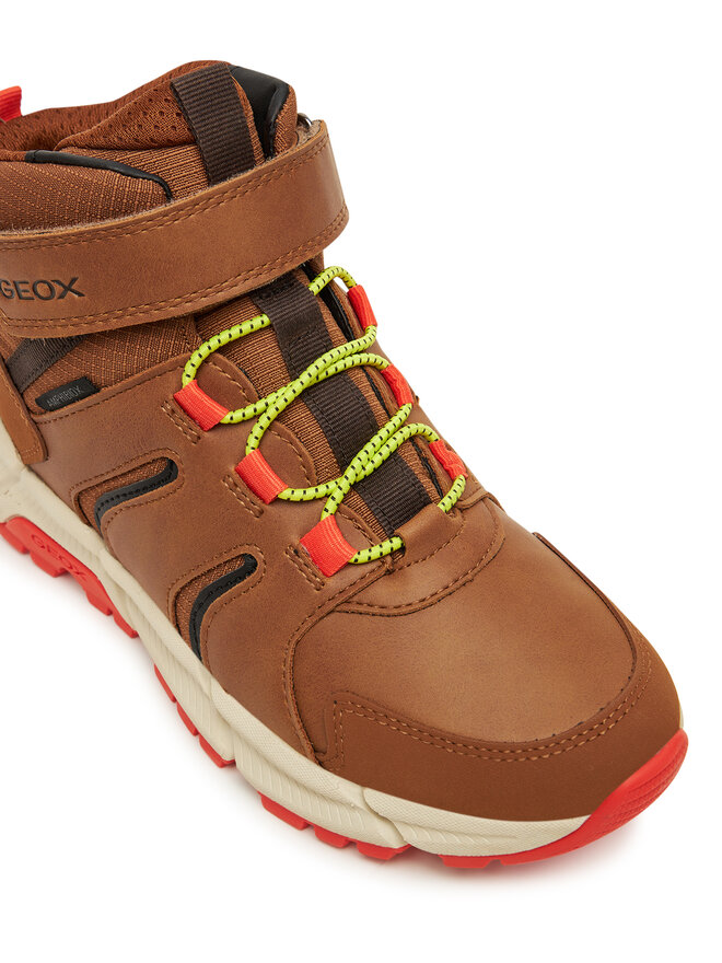 Geox Schnürschuhe Geox J Flexyper Plus J56LCC 0FUME C0616 D Braun