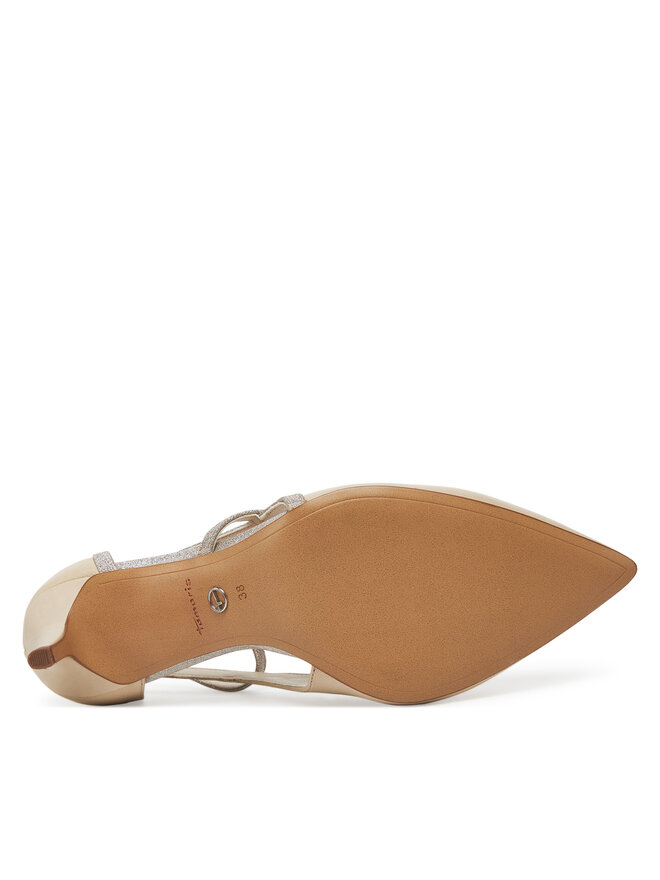 Tamaris Pantofi cu toc subțire Tamaris 1-22436-44 Bej