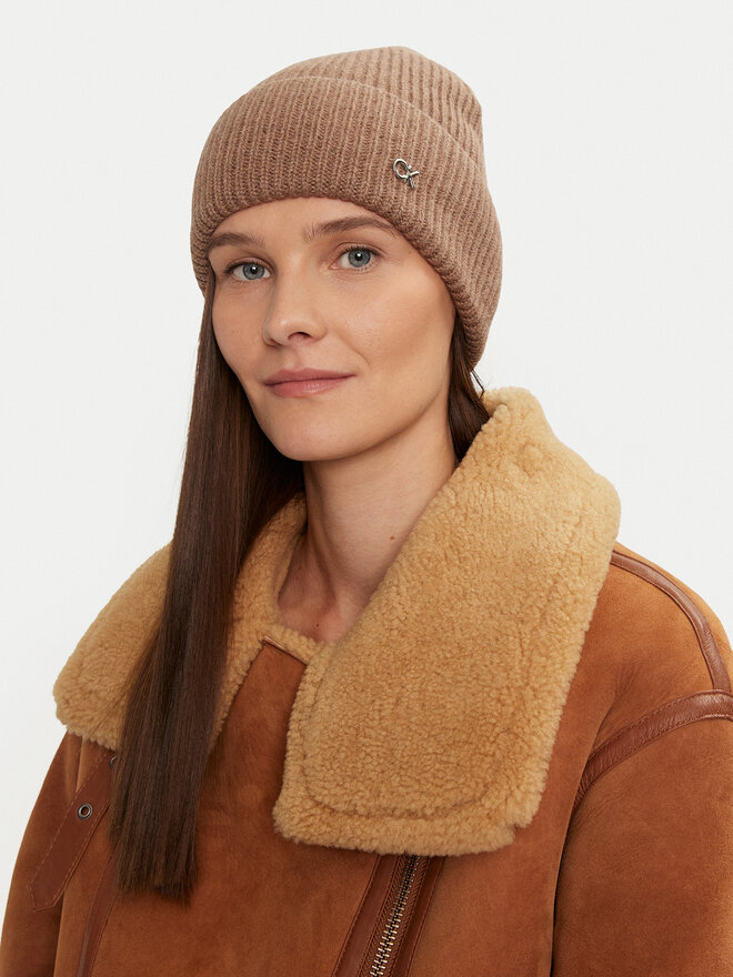 Calvin Klein Шапка Calvin Klein Chunky K60K612873 Бежов