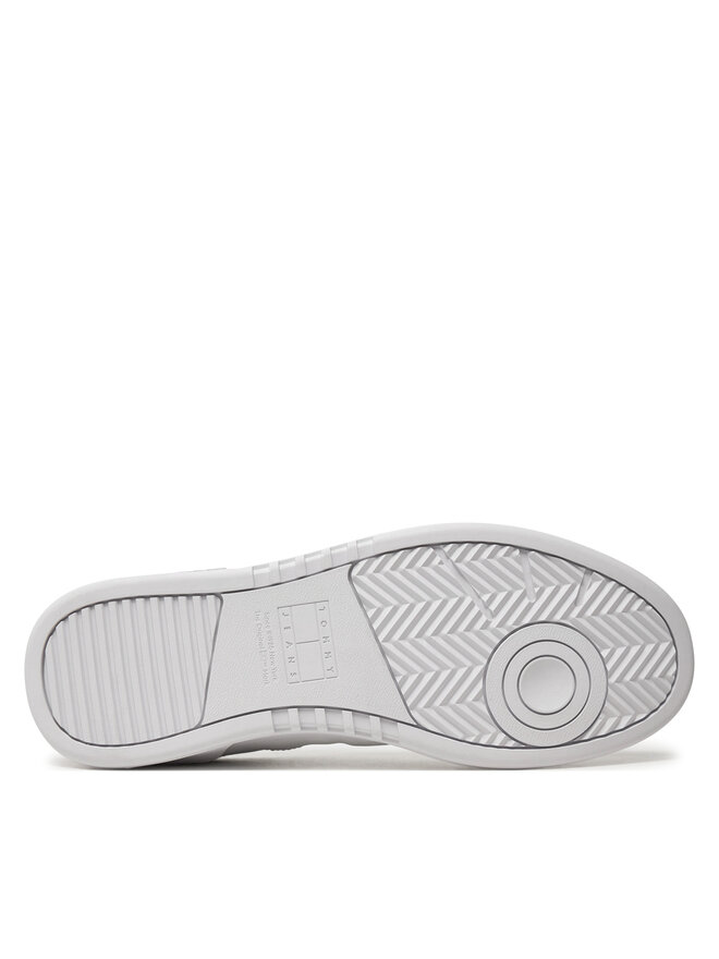 Tommy Jeans Sneakersy Tommy Jeans Tjm Cupsole Leather Ess EM0EM01443 Biały