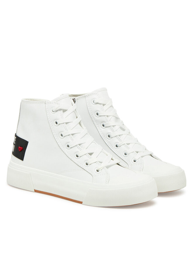 LOVE MOSCHINO Plátenky LOVE MOSCHINO JA15022G1MIA0100 Biela