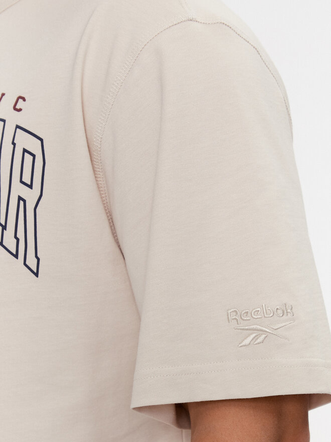 Reebok Reebok Marškinėliai Sporting Goods IM1507 Smėlio Regular Fit