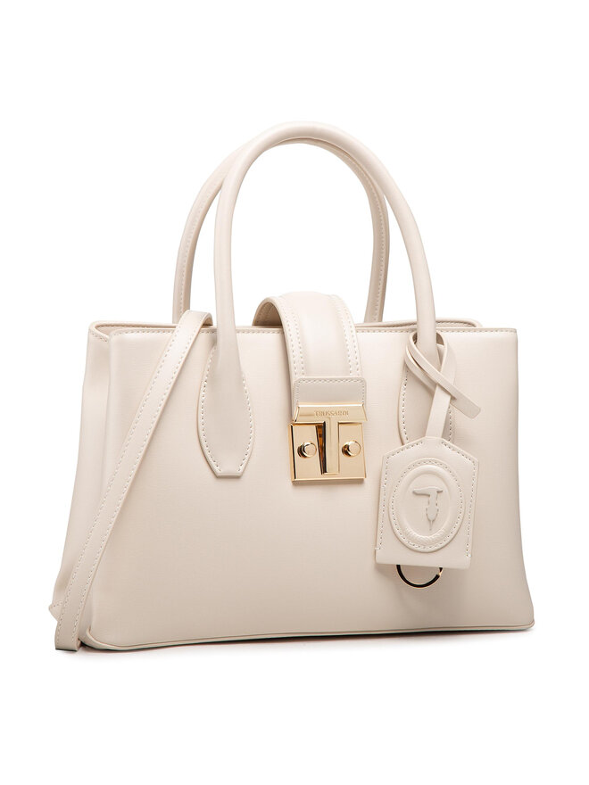 Trussardi Сумка Trussardi Pre Tulip Tote Sm 75B01090 Бежевий