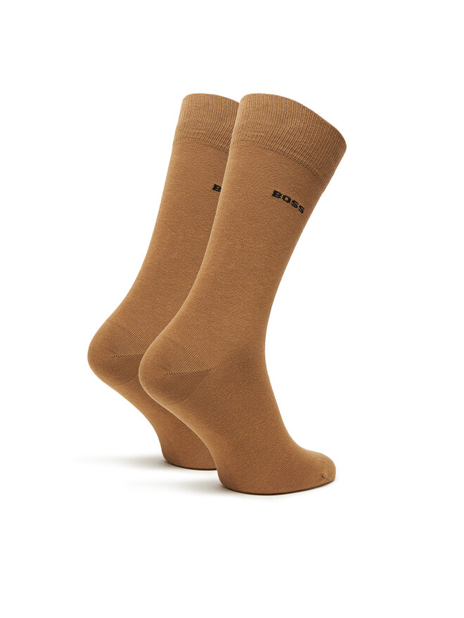 BOSS 2er-Set hohe Herrensocken BOSS 50467709 Beige