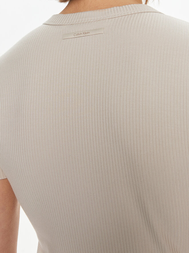 Calvin Klein Calvin Klein Camiseta K20K206553 Beis Slim Fit