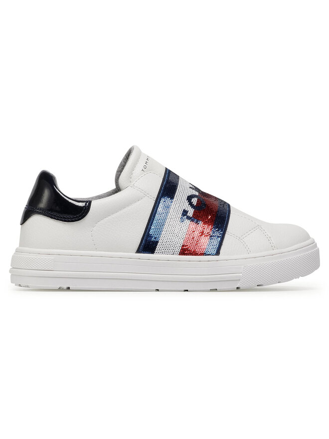 Sneakers Tommy Hilfiger Low Cut Sneaker T3A4 30797 1017 S WeiB eschuhe