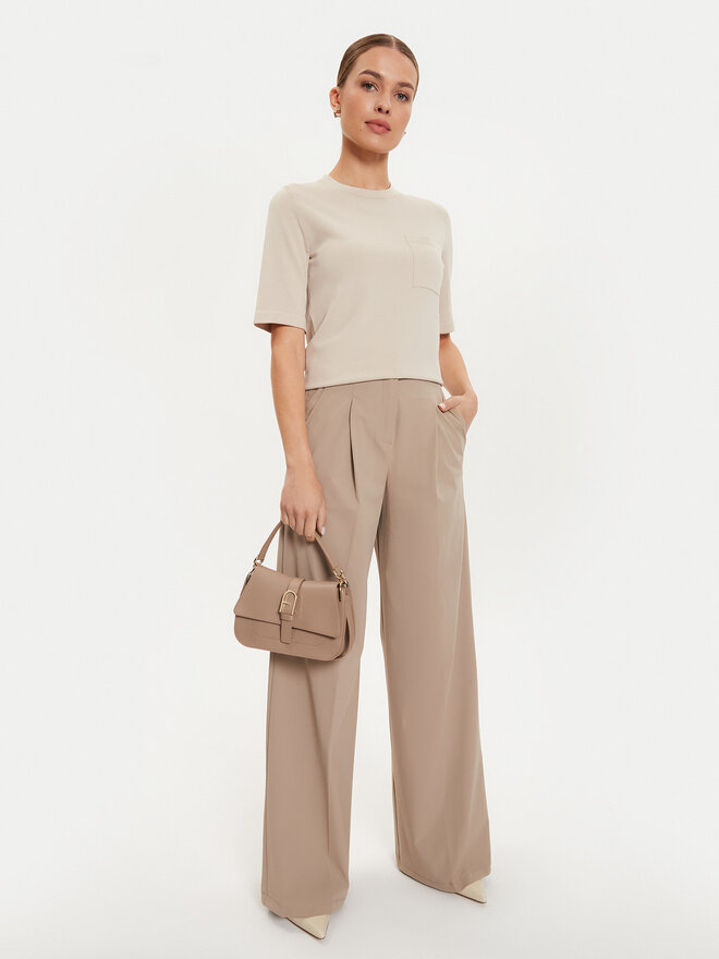 Max Mara Leisure Max Mara Leisure Camiseta Tahiti 2426366047600 Beis Regular Fit
